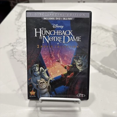 The Hunchback of Notre Dame I & II (3-Disc Blu-Ray/DVD, 2013)  Disney Blu Ray - Image 1 of 3
