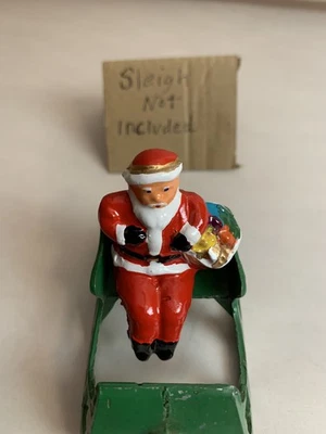 Raro Papá Noel sentado Barclay para trineo manoil juguete soldado jags juguete conversiones Foto 1 de 4