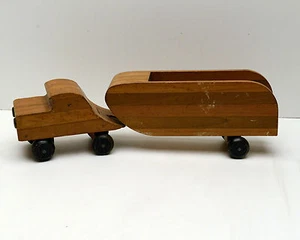 Vintage Wood Truck Hand Made -Old - Picture 1 of 10