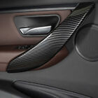 Carbon Fiber Style Interior Door Handle Cover Trim For 13-2018 BMW F30 320i 328i