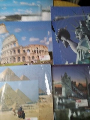 jigsaw Puzzles Daily/Sunday Mirror 500 pieces X 5 Colosseum, Niagra Falls NEW  - Image 1 of 4