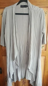 FLOWER ladies grey edge to edge closing jacket/top (size 8) - Bild 1 von 5