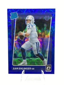 2021 Panini Donruss Optic - [Base] - Blue Scope Prizm #246 - Sam Ehlinger RC - Bild 1 von 2