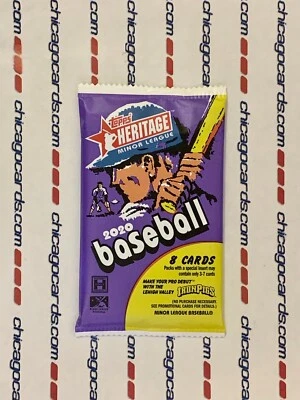 2020 Topps Heritage Minor League HOBBY Pack Look4 B Witt A Rutschman AUTO Rookie - Image 1 of 4
