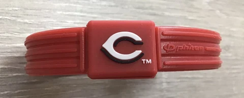 CINCINNATI REDS Phiten - Titanium RED Bracelet - NEW Cover