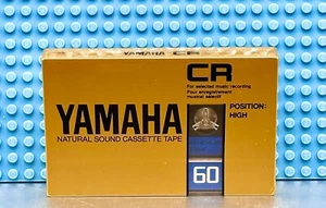 CINTA CASETE EN BLANCO YAMAHA CR 60 1982 EUROPA TIPO II (1) (SELLADA) - Imagen 1 de 6