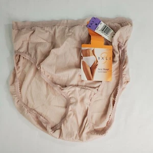 Vintage Size 8 Bali Sassy Skamp Nude Beige Stretch Hi-kini 2437 New NOS 1996 - Picture 1 of 8