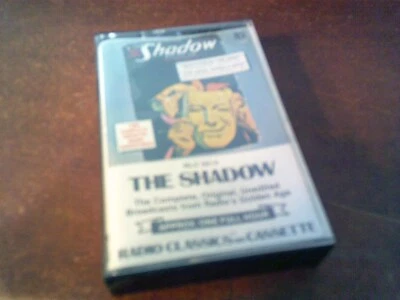 RADIO CLASSICS THE SHADOW TWO COMPLETE RADIO ADVENTURES CASSETTE TAPE - Image 1 of 2