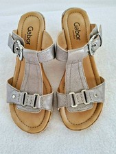 gabor metallic sandals