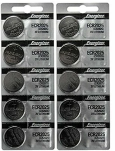 10 Pcs Energizer CR2025 ECR2025 3V FRESH Coin Button Batteries Fast Shipping - Picture 1 of 2