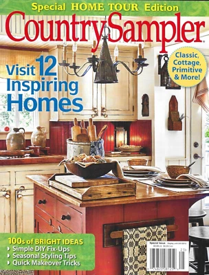 Country Sampler Magazine 12 Inspiring Homes Classic Cottage Seasonal Tips 2012 - Image 1 of 4