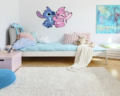 Disney Stitch & Angel Wall Sticker - Image 1 of 4