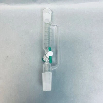 Chemglass Addition Funnel 25 ml Graduated 24/40 Joint with PTFE Stopcock - Image 1 of 4