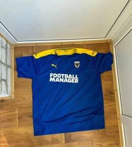 AFC Wimbledon 2020 Home Football Shirt Soccer Jersey PUMA Size 3XL Mens Blue - Picture 1 of 5