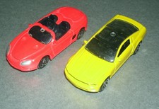 Two 1/64 Scale Ford Mustang Concept Cars (1993 Mach III and 2004 Mustang GT)