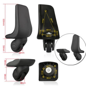 2x/4x Ersatz Gepäck/Koffer Ersatz Schwenkrad 360° Spinner W001 - Bild 1 von 7