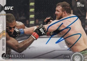 Ryan Bader Signed 2015 Topps UFC Chronicles Card #75 Autograph TUF 8 192 144 119 - Picture 1 of 24