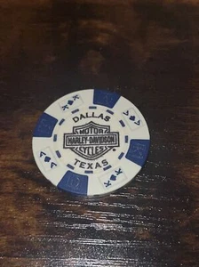 Harley Davidson Poker Chip Dallas Texas - Bild 1 von 3