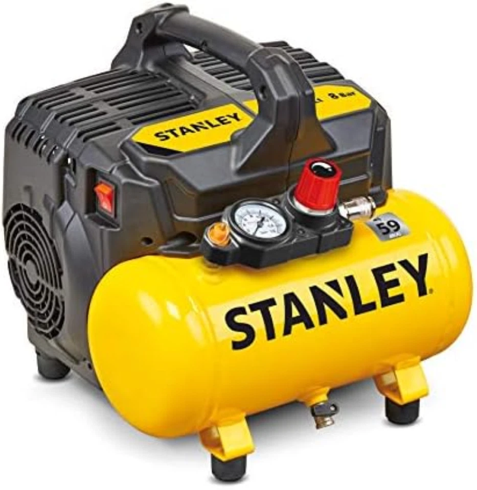 Stanley Compressore Aria Portatile DN200/8/6 - Compressore Silenziato 8 Bar - co - Immagine 1 di 1
