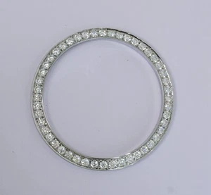 41MM Bezel 4 Pointer 1.84 Ct Custom For Date-just Watch Moissanite Studded - Picture 1 of 5