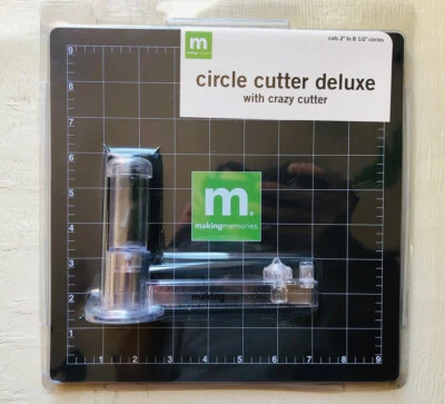 NEW Making Memories Circle Cutter Deluxe with Mat Scrapbooking Crafts Crazy - Image 1 of 4