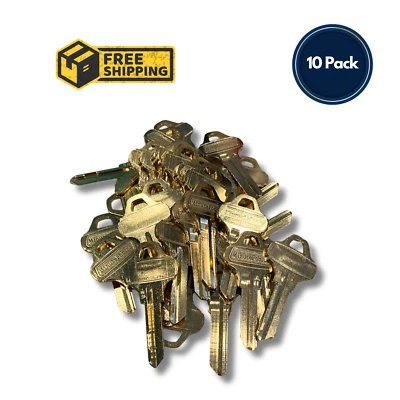 FREE SHIPPING - C123 Key Blanks (10 Pack) Compatible with C123 SCHLAGE Keys - Image 1 of 4