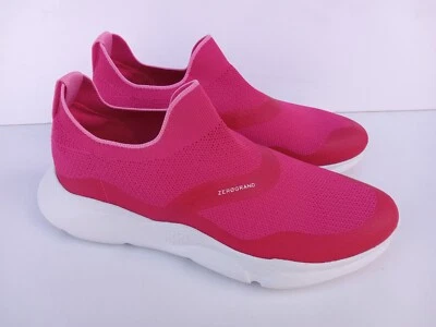 Tênis Cole Haan Feminino Tamanho 8.5 Zerogrand Radiante Slip-On Malha Rosa Re - Imagem 1 de 4