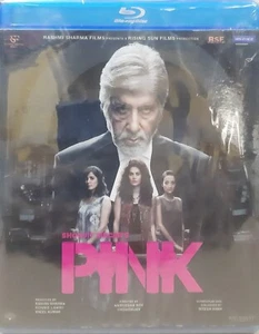 Pink - Amitabh Bachchan, Taapsee Pannu Bollywood Hindi Movie Blu-Ray W Slipcover - Picture 1 of 2