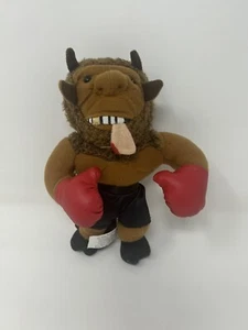 1997 InFamous Meanies Mike Tyson Bison Stuffed Toy w/ Original Tag Idea Factory - Picture 1 of 2