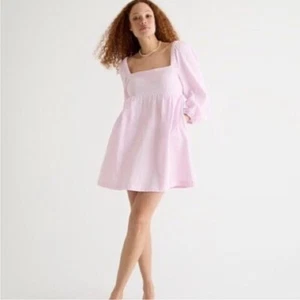 J. Crew Squareneck soft gauze dress in Lavender Purple Sz S - Picture 1 of 8