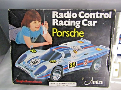 Amico Radio Control #38 Porsche Racing Car with Box Works - Image 1 of 4