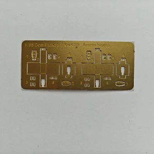 1:35 2cm Flak38 / KwK38 Ammo boxes Metal sheet 1pc Packing - Picture 1 of 3