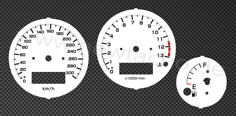 Tachoscheiben passend für Yamaha FZS1000 Fazer FZS 1000 Gauge Zifferblätter Set - Bild 1 von 1