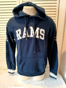 NFL Team Apparel, Los Angeles Rams, Herren, Small, genähter blauer Hoodie. Pro Football - Bild 1 von 10