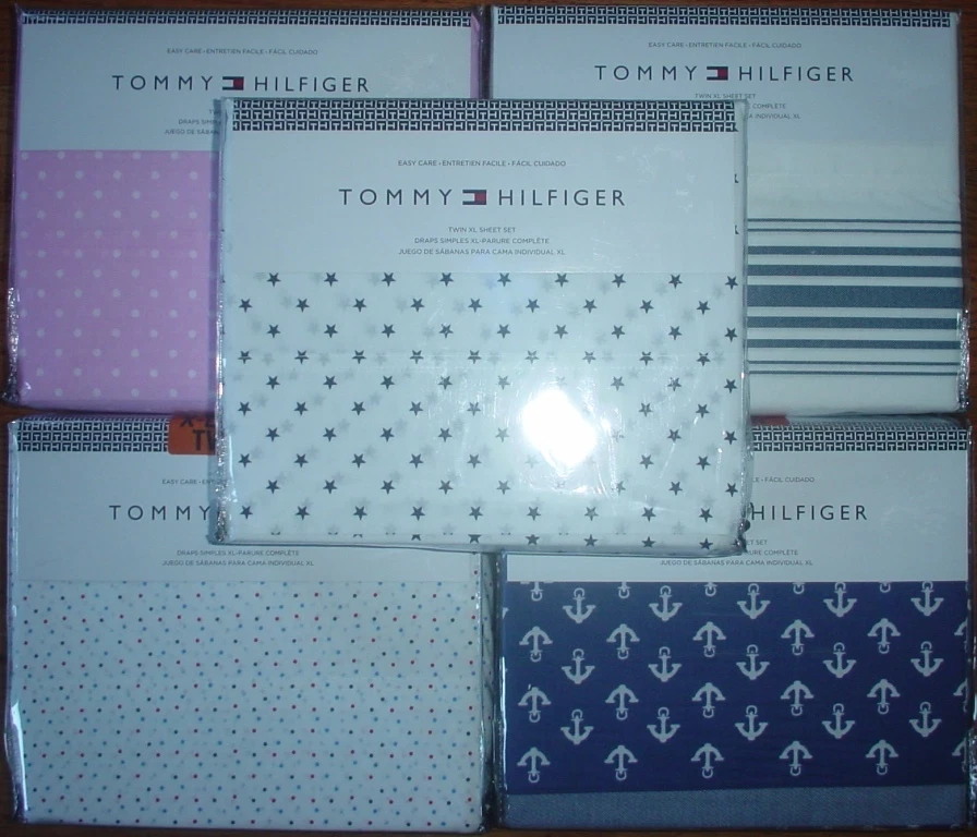 Juego de sábanas Tommy Hilfiger Twin XL 3 piezas nuevo X-largo Foto 1 de 2
