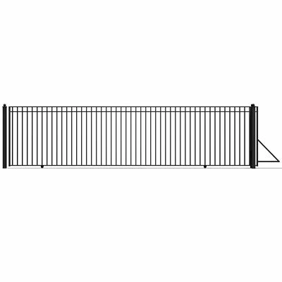 ALEKO Garden Yard Madrid Style Steel Single Sliding 25 feet Driveway Gate - Image 1 of 4