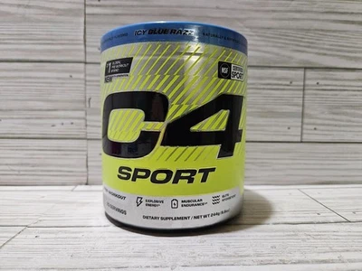 Cellucor C4 Sport Pre-Entrenamiento Icy Blue Razz 20 Porciones 8.6 OZ 8/2026 Foto 1 de 4