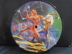 IRON MAIDEN 7" PIC DISC " RUN TO THE HILLS  " EX+ COND. - Imagen 1 de 2