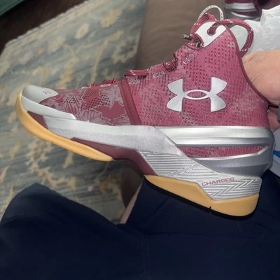 Under Armour Curry 2 ретро UA Domaine серебряная резинка 3026052-601 мужская размер 12 новая - Изображение 1 из 4