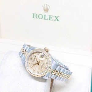 Rolex 18K HG 26mm Champagne Jubilee Diamonds Datejust REF: 69173 (X Serial) - Picture 1 of 4