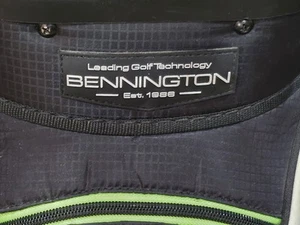 Bennington Golf Cart Bag, Black, Green, White - Picture 1 of 5