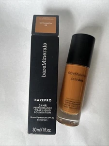 bareMinerals BAREPRO CINNAMON 25 Performance Wear flüssige Foundation LSF 20 1oz - Bild 1 von 1