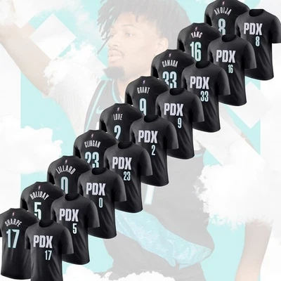 Portland Trail Bla.zers 2025/26 City Edition: Avdija, Lillard, Sharpe, Holiday... Foto 1 de 4