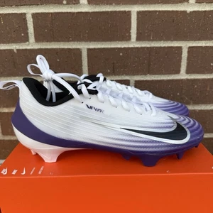 Nike Mens 8.5 Vapor Speed 3 TB Football Cleats White/Court Purple HM8849-101 NEW - Picture 1 of 8