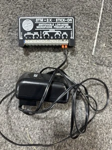 RDL STM-2X Adjustable-Gain Microphone Preamplifier Stick-On Series - Picture 1 of 4