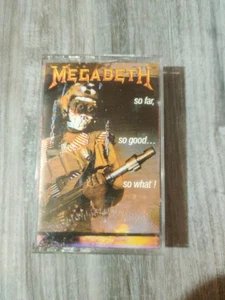Megadeth So Far, So Good... So What! Cassette Tape - Picture 1 of 6