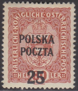 POLEN - OVERPRINT 1919 - Mi.: 48 - *MLH* - Picture 1 of 2