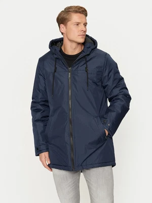 🚨BLEND Giacca invernale in blu navy giubbino lungo 20714397 cappotto shell park - Imagen 1 de 4