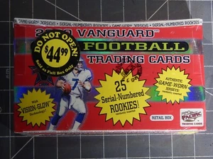 Caja al por menor de fútbol americano Pacific Vanguard 2000 sellada NFL Tom Brady ¿novato?? - Imagen 1 de 3