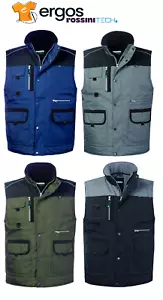 ROSSINI Gilet BRADFORD Imbottito Smanicato Fodera Pile Multitasche Lavoro HH624 - Foto 1 di 6